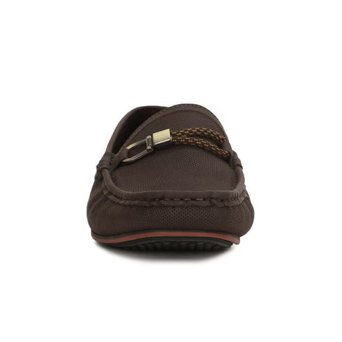 Red Label Brown Loafers For Men