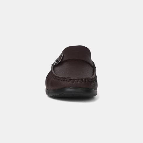Bata Dark Brown Formal Shoes For Men (Style 8514562)