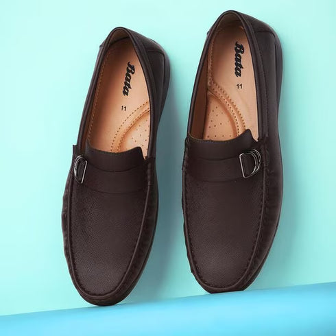 Bata Dark Brown Formal Shoes For Men (Style 8514562)