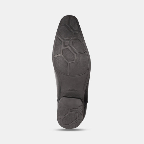 Bata Black Formal Slip-On Shoes For Men (Style 8516205)
