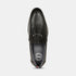 Bata Black Textured Formal Loafer Shoes For Men (Style 8516342)