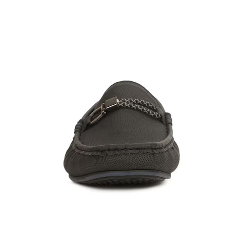 Red Label Black Loafers For Men