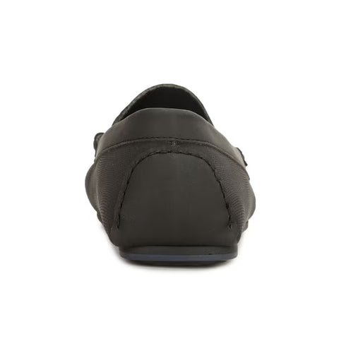Red Label Black Loafers For Men