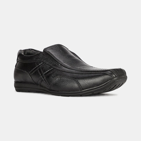 Bata Black Loafers For Men (Style 8516479)