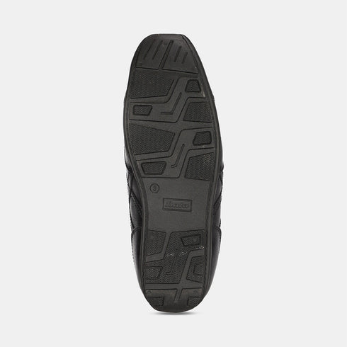 Bata Black Loafers For Men (Style 8516479)
