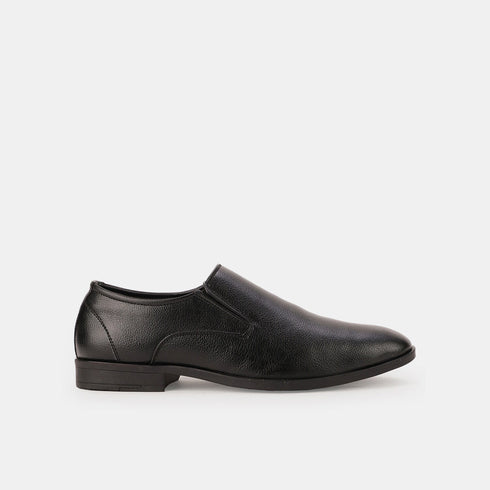 Bata Black Formal Slip-On Shoes For Men (Style 8516522)