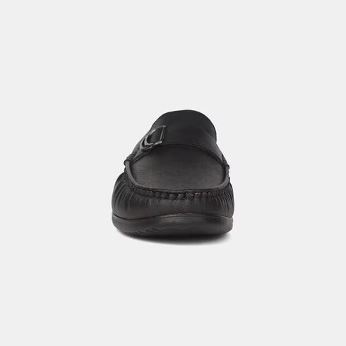 Bata Black Loafers For Men