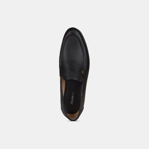 Bata Sandak Black Slip-On Casual Shoes For Men (Style 8526112)