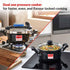 Prestige Svachh Flip-on Mini Hard Anodised Spillage Control Pressure Cooker 2 L