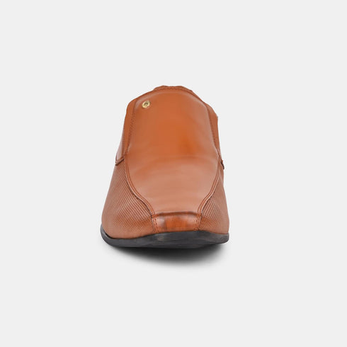Hush Puppies Tan Slip On Formal Shoes For Men (Style 8543067)