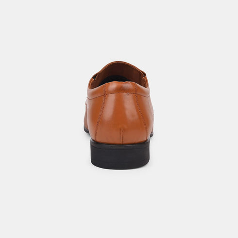 Hush Puppies Tan Slip On Formal Shoes For Men (Style 8543067)