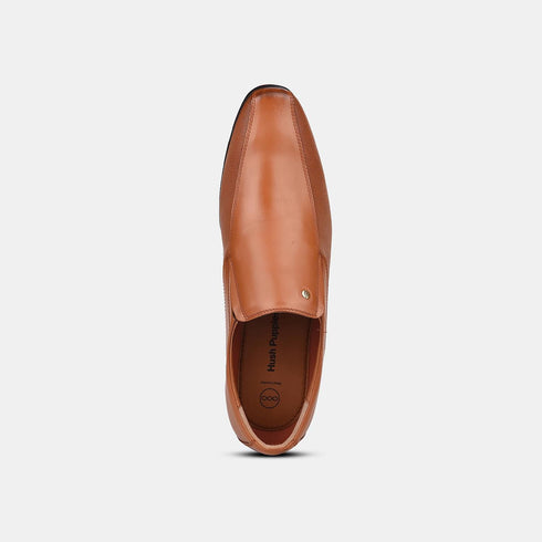 Hush Puppies Tan Slip On Formal Shoes For Men (Style 8543067)