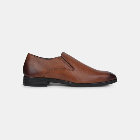 Bata Red Label Tan Formal Shoes For Men (Style 8543344)