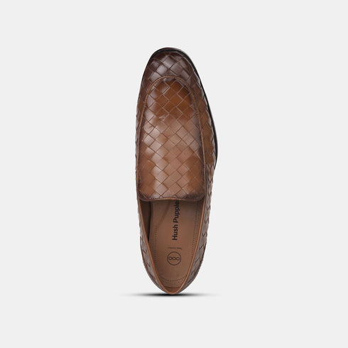 Hush Puppies Light Brown Formal Slip-On Shoes For Men (Style 8543994)