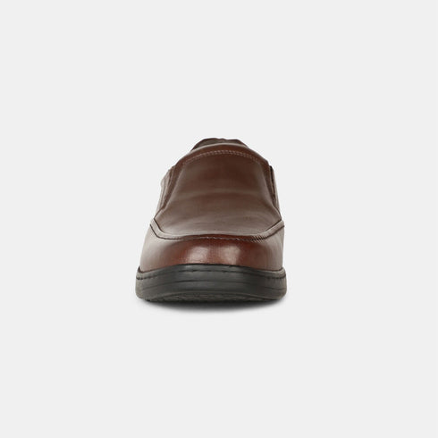 Hush Puppies Brown Slip On Formal Shoes For Men (Style 8544139)
