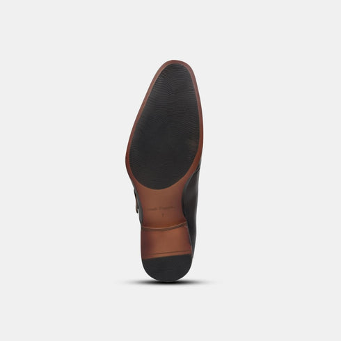 Hush Puppies Brown Monk Strap Formal Shoes For Men (Style 8544186)