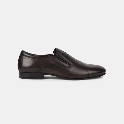 Bata Red Label Brown Slip-On Casual Shoes For Men (Style 8544219)