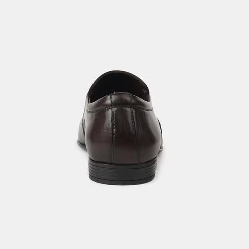 Bata Red Label Brown Slip-On Casual Shoes For Men (Style 8544219)