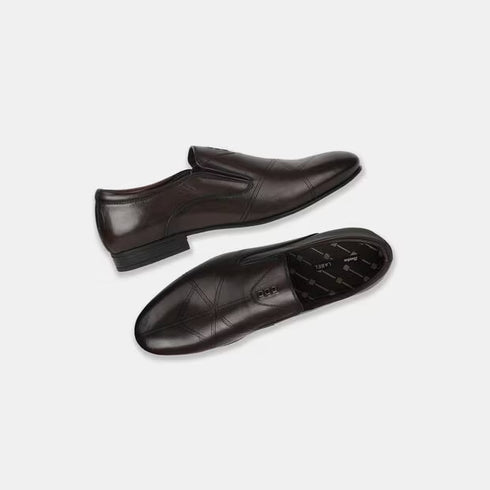 Bata Red Label Brown Slip-On Casual Shoes For Men (Style 8544219)