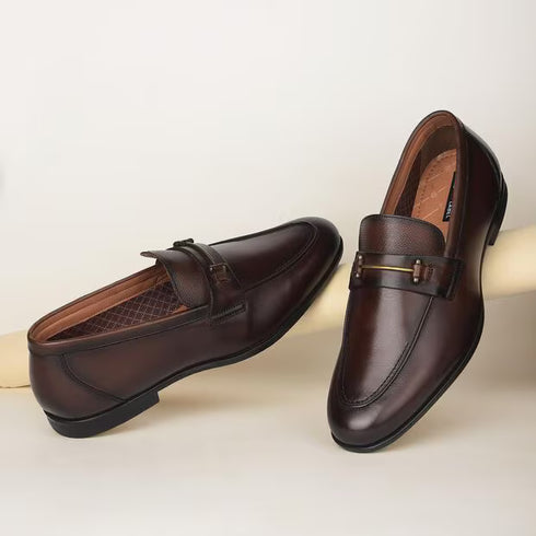 Bata Red Label Brown Slip-On Casual Shoes For Men (Style 8544819)
