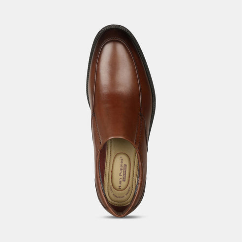 Hush Puppies Brown Slip On Formal Shoes For Men (Style 8544850)
