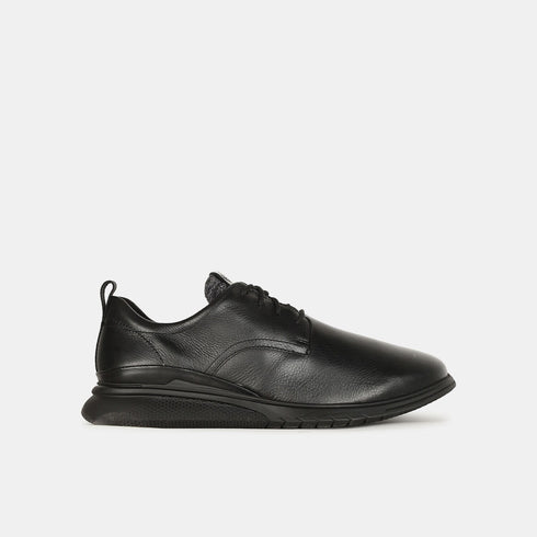 Hush Puppies Black Lace Up Casual Shoes For Men (Style 8546004)
