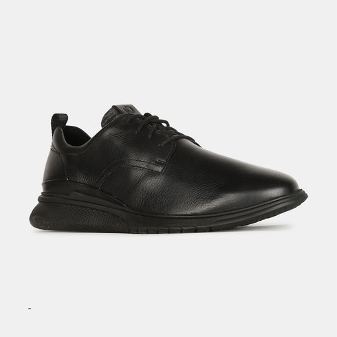 Hush Puppies Black Lace Up Casual Shoes For Men (Style 8546004)
