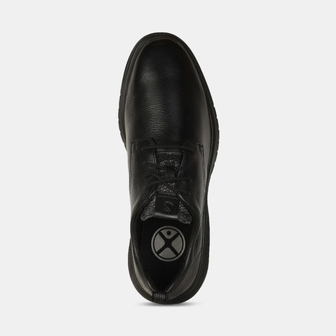 Hush Puppies Black Lace Up Casual Shoes For Men (Style 8546004)