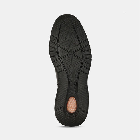 Hush Puppies Black Lace Up Casual Shoes For Men (Style 8546004)