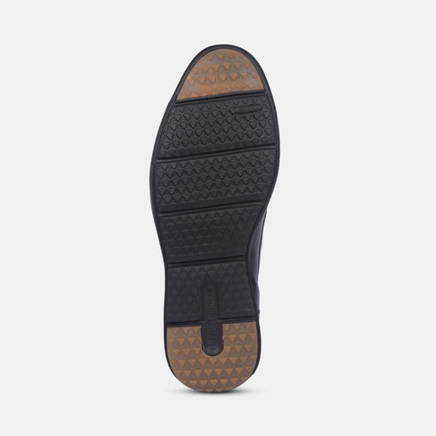 Hush Puppies Black Slip On Formal Shoes For Men (Style 8546031)