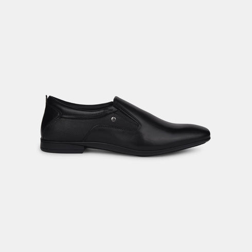 Hush Puppies Black Slip On Formal Shoes For Men (Style 8546051)