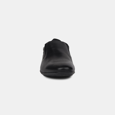 Hush Puppies Black Slip On Formal Shoes For Men (Style 8546051)