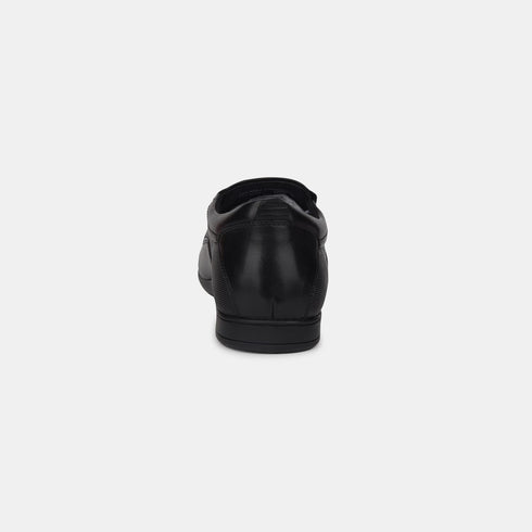 Hush Puppies Black Slip On Formal Shoes For Men (Style 8546051)
