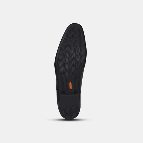 Hush Puppies Black Slip On Formal Shoes For Men (Style 8546051)