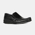 Bata Black Moccasins With Lace-Up Detail For Men