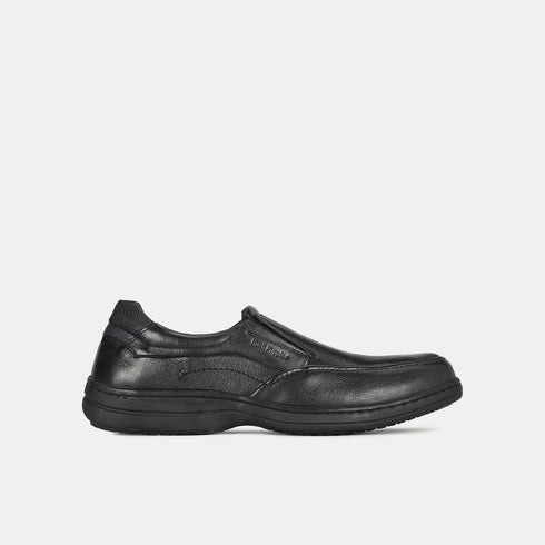 Hush Puppies Black Slip On Formal Shoes For Men (Style 8546139)