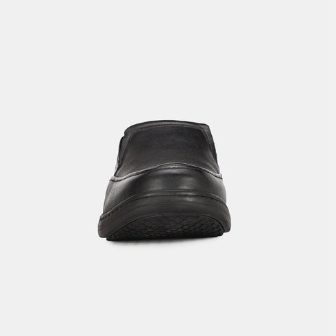 Hush Puppies Black Slip On Formal Shoes For Men (Style 8546139)