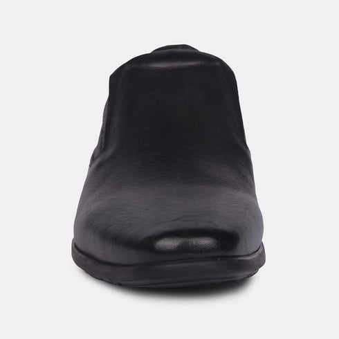 Hush Puppies Black Slip On Formal Shoes For Men (Style 8546234)
