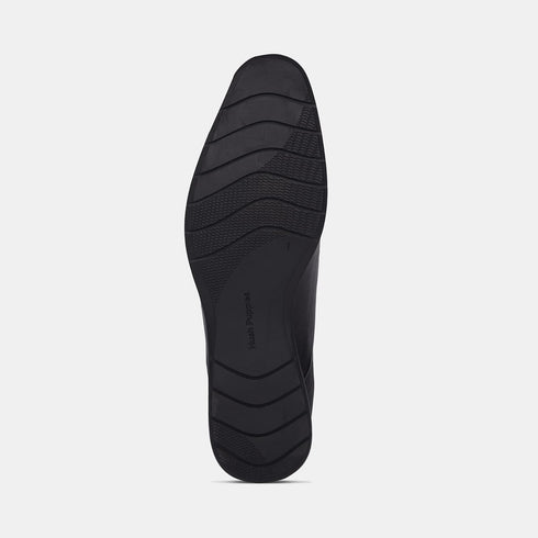 Hush Puppies Black Slip On Formal Shoes For Men (Style 8546234)