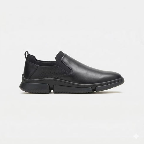 Hush Puppies Black Slip-On Formal Shoes For Men (Style 8546242)