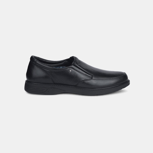 Bata Black Formal Slip-On Shoes For Men (Style 8546318)