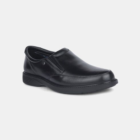 Bata Black Formal Slip-On Shoes For Men (Style 8546318)