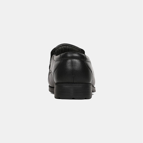 Hush Puppies Black Slip On Formal Shoes For Men (Style 8546624)