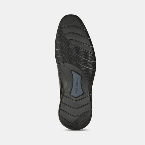 Hush Puppies Black Slip On Formal Shoes For Men (Style 8546867)