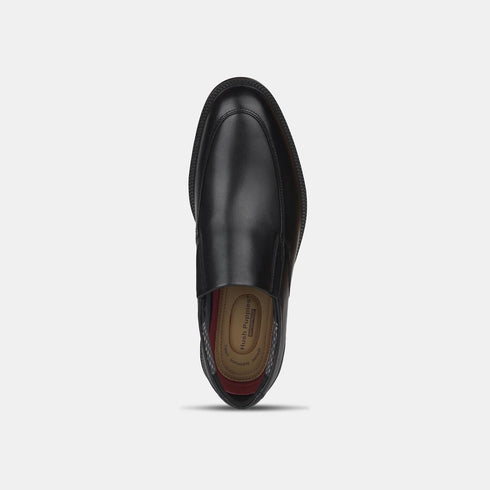 Hush Puppies Black Slip On Formal Shoes For Men (Style 8546950)
