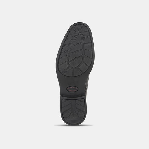 Hush Puppies Black Slip On Formal Shoes For Men (Style 8546950)