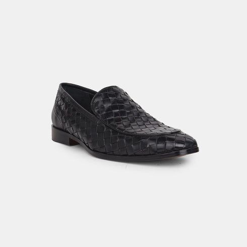Hush Puppies Black Formal Slip-On Shoes For Men (Style 8546994)