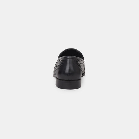 Hush Puppies Black Formal Slip-On Shoes For Men (Style 8546994)