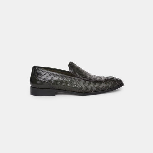 Hush Puppies Olive Formal Slip-On Shoes For Men (Style 8547994)