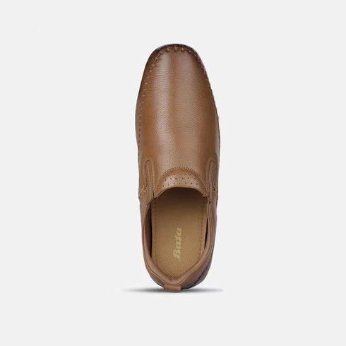 Bata Tan Formal Shoes For Men